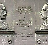This plaque on the wall of the university library terrace reminds passers-by of Ehrenström´s and Engel´s achievement.
