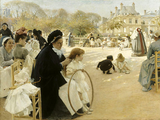 The Luxembourg Gardens, Paris (1887).