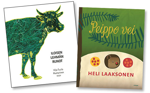 Deux volumes de poésie finlandaise pour petits et grands : 200 recueils de vers paraissent tous les ans en Finlande.