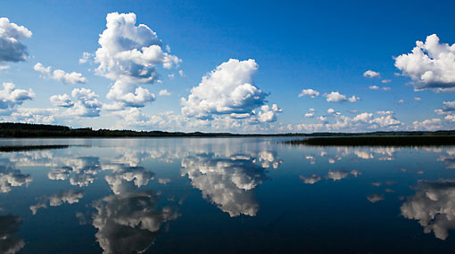 All regions of Finland have lakes, but the true Lake District is in the east, where in many areas water covers more than a third of the land.