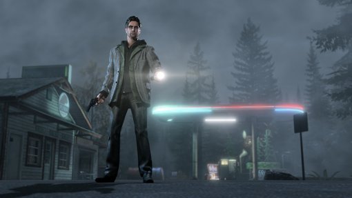 A screenshot from the video game Alan Wake.