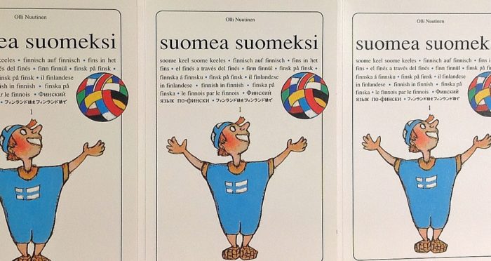 The cover of the book "Suomea suomeksi".