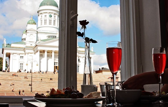 French restaurant Sunn: one of the best views in town.