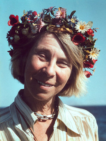 Tove Jansson in a summer incarnation, as photographed by her brother Per Olov.