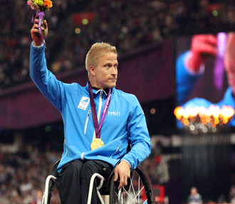Paralympians Leo-Pekka Tähti, Timo Piispanen, winter and summer Paralympics, London, Sochi, Athens, Finland, wheelchair racing, sprints, disabled sports