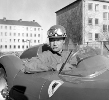 In the 1950s, Curt Lincoln (1918-2005) was Finland's leading racing driver and is regarded as the forefather of the present champions. The photo was taken at the Eläintarha street race in Helsinki, which he won altogether 14 times.