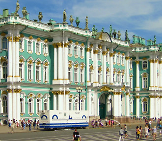 St Petersburg’s famed Hermitage Museum.