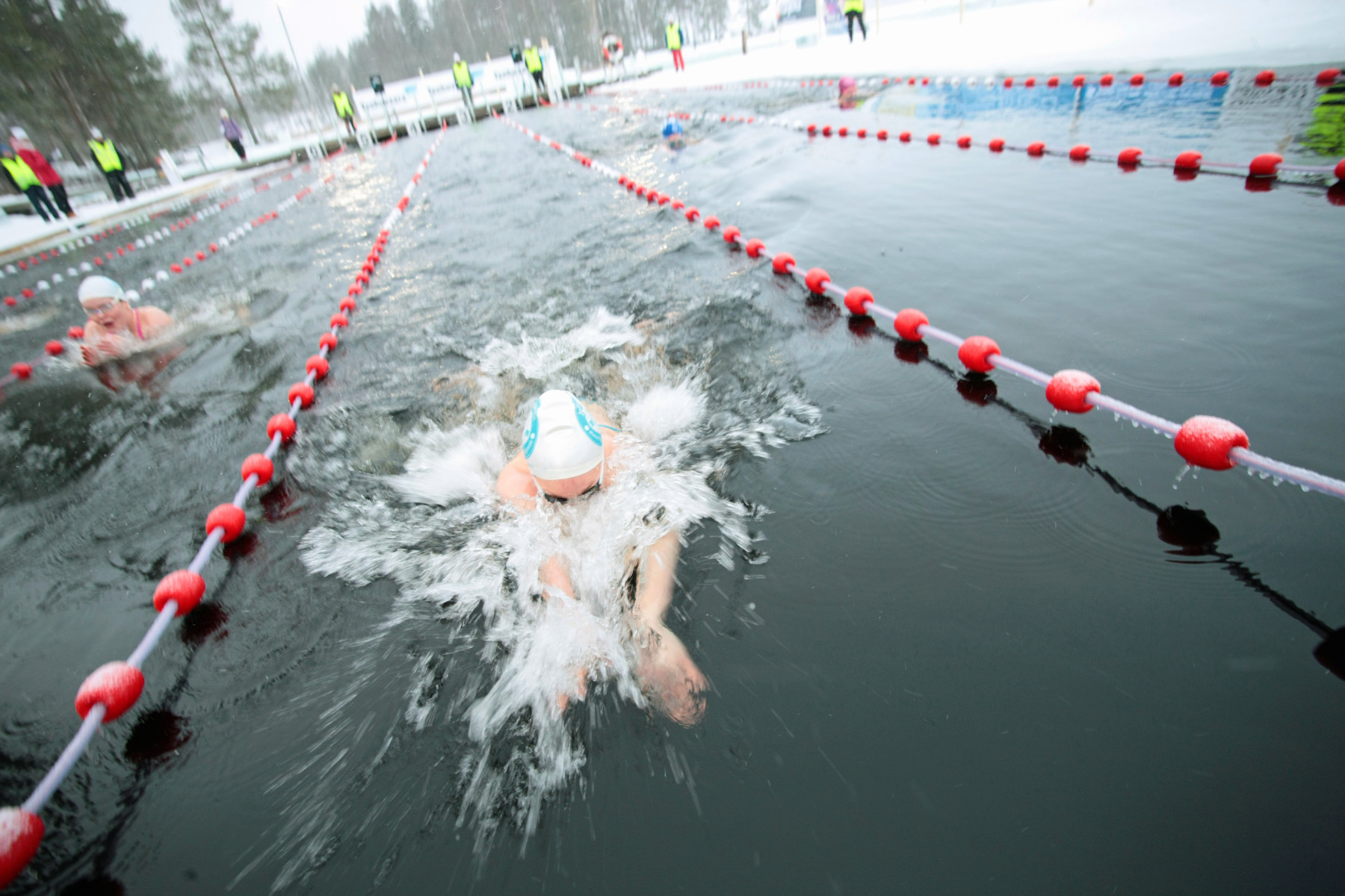 Taking an icy plunge in Finnish waters thisisFINLAND