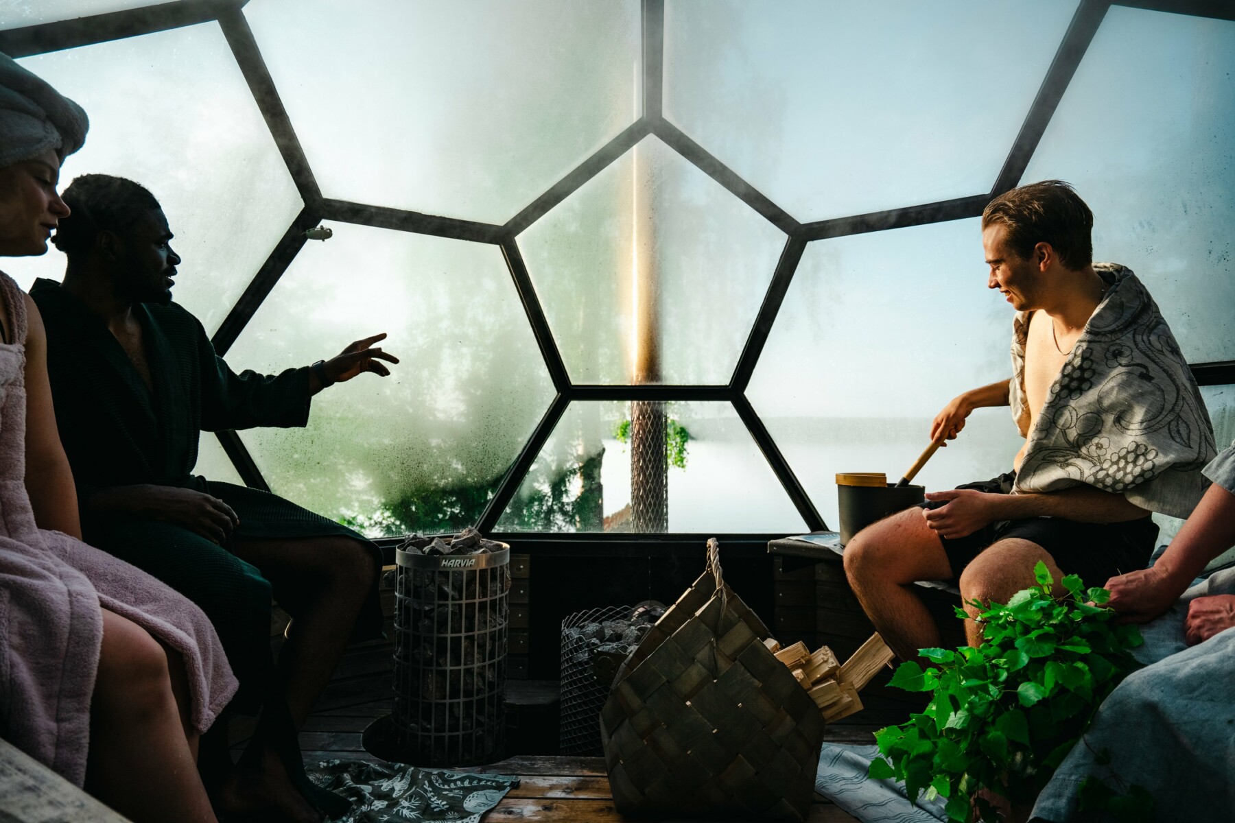 Finnish sauna offers a warm welcome for people from all walks of