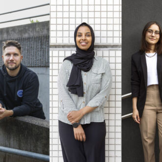 A collage shows entrepreneurs Jiri Jormakka, Fadumo Ali, Lalin Keyvan and Ansu Lönnberg.